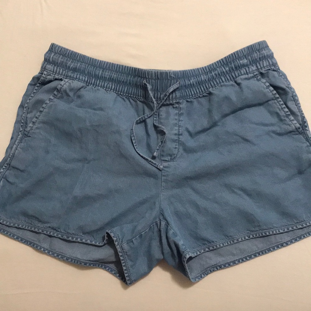 Chambray Shorts